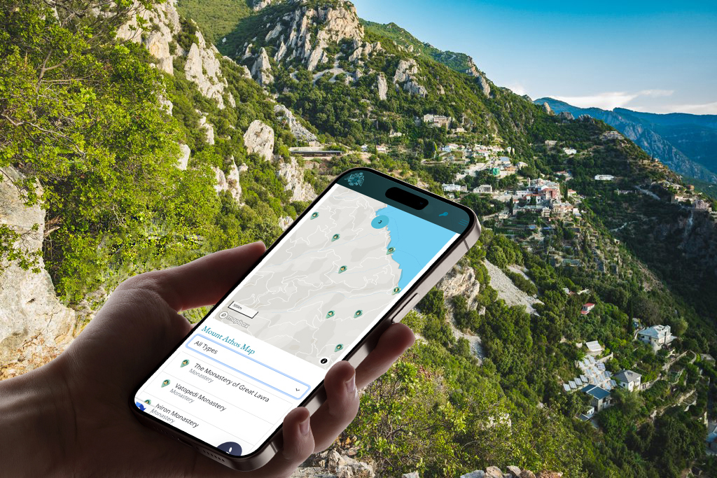 Интерактивная карта Святой Горы